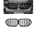 Carbon Grill Dummy Kidney BMW X6 G06 F96 Double Slat 20202023 Pre LCI