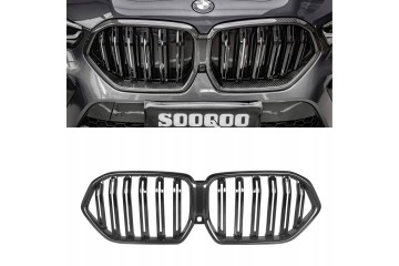 Carbon Grill Dummy Kidney BMW X6 G06 F96 Double Slat 20202023 Pre LCI
