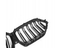 Carbon Grill Dummy Kidney BMW X6 G06 F96 Double Slat 20202023 Pre LCI Installation side front