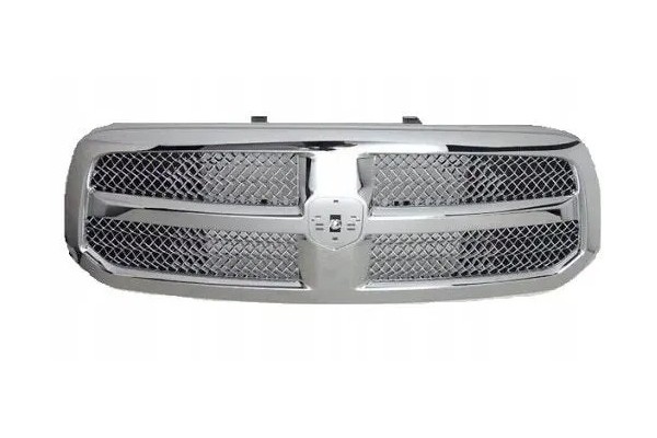 DODGE RAM 1500 LONGHORN 2013 13 GRILL DUMMY RADIATOR CHROME