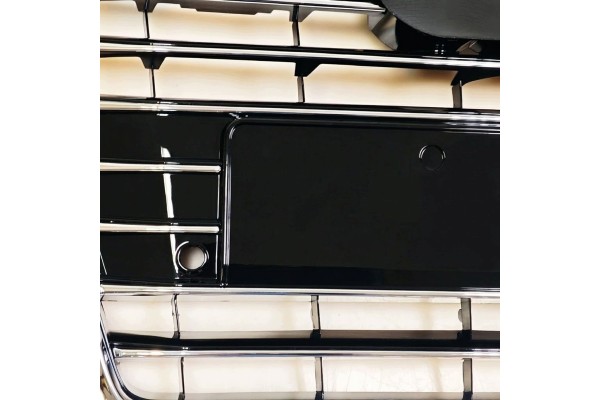 AUDI A6 C7 14 LIFT GRILL DUMMY RADIATOR BLACK CHROME 4G0853651 Packaging status original