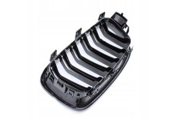 DUMMY GRILL KIDNEY BMW 3 F30 F31 12 19 BLACK GLOSS 2 RIBS SET Catalog number of the part KRG BMW 200