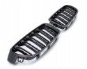 DUMMY GRILL KIDNEY BMW 3 F30 F31 12 19 BLACK GLOSS 2 RIBS SET Customs tariff code 87082990