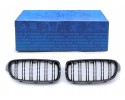 Rejilla Delantera Dummy BMW F30 F31 2012-2019 Negra Brillante Doble Ba