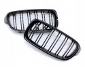 Rejilla Delantera Dummy BMW F30 F31 2012-2019 Negra Brillante Doble Ba