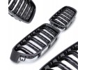 Rejilla Delantera Dummy BMW F30 F31 2012-2019 Negra Brillante Doble Ba