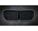LED DUMMY GRILL KIDNEY BMW X5 G05 2019 BLACK GLOSS 2 RIBS ICONIC GLOW Part manufacturer TOPGER