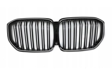 LED DUMMY GRILL KIDNEY BMW X5 G05 2019 BLACK GLOSS 2 RIBS ICONIC GLOW Catalog number of the part KRG BM 406