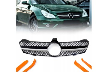 DUMMY GRILL MERCEDES CLS W219 C219 SILVER AMG STYLE 2005 2007 Car type passenger cars