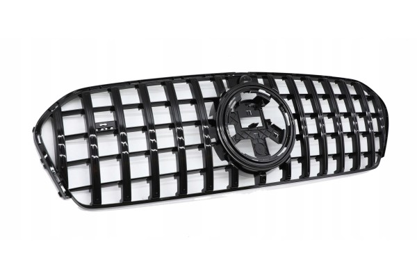 DUMMY GRILL MERCEDES DB GLE W167 2020 BLACK GLOSS GTR STYLE Quality of parts according to GVO P replacement with original qualit