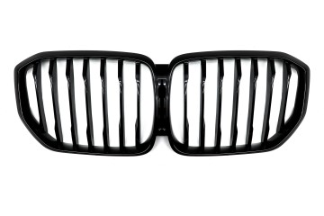 DUMMY GRILL KIDNEY BMW X5 G05 2019 BLACK GLOSS 1 RIB Packaging status original