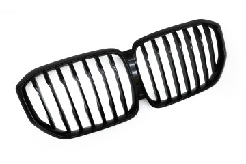 DUMMY GRILL KIDNEY BMW X5 G05 2019 BLACK GLOSS 1 RIB Part manufacturer TOPGER