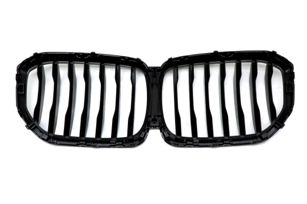 DUMMY GRILL KIDNEY BMW X5 G05 2019 BLACK GLOSS 1 RIB Catalog number of the part KRG BM 399