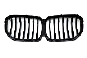 DUMMY GRILL KIDNEY BMW X5 G05 2019 BLACK GLOSS 1 RIB Catalog number of the part KRG BM 399