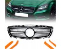 DUMMY GRILL MERCEDES CLS W218 C218 X218 SILVER DIAMOND 2011 2014