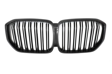 DUMMY GRILL KIDNEY BMW X5 G05 2019 CARBON 2 RIBS Packaging status original