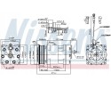 D99811_C Air conditioning compressor fits to DAF CF Car type trucks