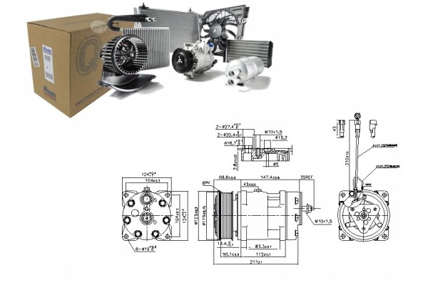 Compresor de aire acondicionado NISSENS 89470