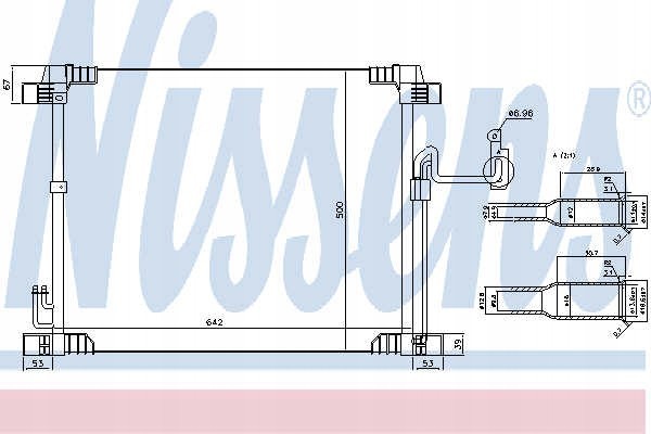 617 692_B AIR CONDITIONING COOLER CONDENSER Version European
