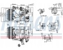 G0QQ2I_C Air conditioning compressor fits to TOYOTA Product weight with unit packaging 11 kg