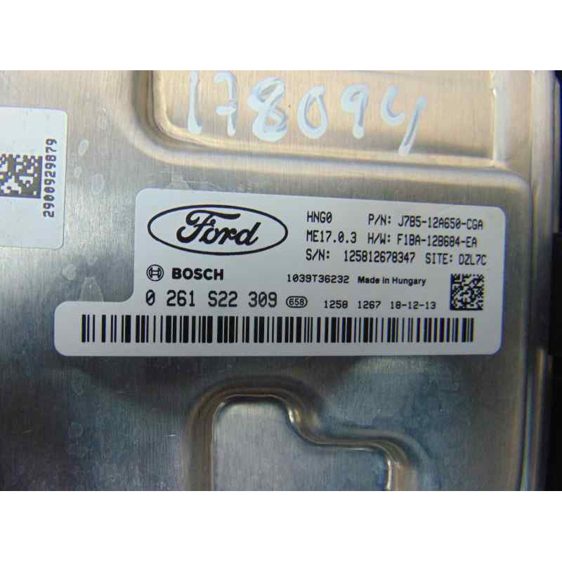 0261S22309 CENTRALITA MOTOR UCE FORD KA+ (CDU)
