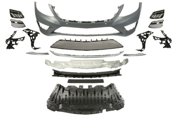 Front bumper Mercedes S class W222 05 13 04 17 Amg with holes for parking machine