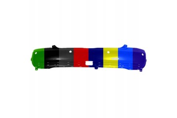 Rear bumper Mini One Cooper R50 R52 R53 08 04 10 06 with holes for the strip