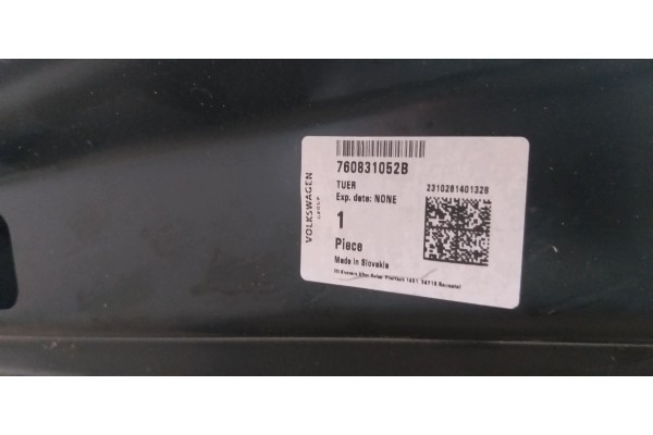 VW TOUAREG III 760831052B RIGHT DOOR NEW ORIGINAL Installation side front right