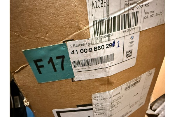 NEW ORIGINAL DOOR LEFT FRONT BMW iX I20 9880291 Catalog number of the part 9880291 41009880291 F17