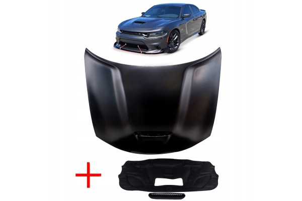 DODGE CHARGER SRT 2015 15 HOOD ENGINE COVER ALUMINIUM SET NEW