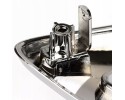 Front bumper decorative strip Peugeot 308 2013 Color chrome