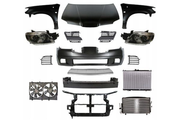 OUTLANDER 02 07 FRONT MASK BUMPER BELT FENDER