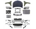Octavia 13 17 Front bonnet fender headlight belt