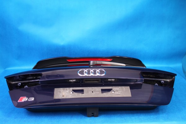 AUDI A3 S3 8V FLAP REAR COMPLETE COLOR LX5H 2016R Color blue