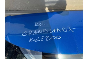 Tailgate Rear Opel Grandland X colour ERDD Customs tariff code 87082990