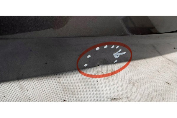 901007662R tailgate cover flap Renault Captur II 19 grey KNG Catalog number of the original TYLNA