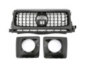 Mercedes Benz G Class W465 grill Panamericana GT BLACK GLOSS