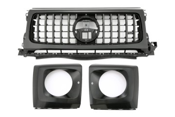 Mercedes Benz G Class W465 grill Panamericana GT BLACK GLOSS