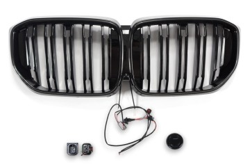 BMW X5 G05 LCI front grill LED black gloss