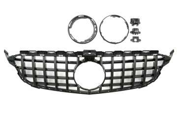 Mercedes Benz C Class W205 grill Panamericana GT BLACK GLOSS Part manufacturer no brand