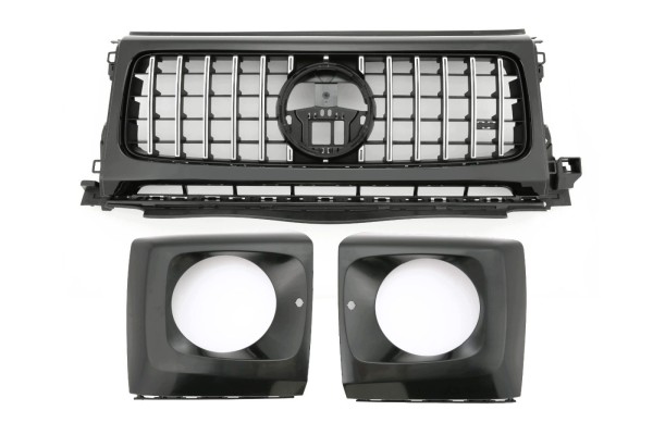 Mercedes Benz G Class W465 grill Panamericana GT CHROM