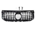 Mercedes Benz GLB X247 after lifting AMG Line grill Panamericana GT BLACK
