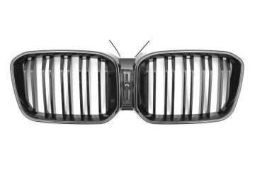 BMW X3 X4 G01 G02 LCI LED Grill Double Slat Black Gloss