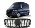 Mercedes Benz Sprinter W907 W910 grill Panamericana GT BLACK GLOSS
