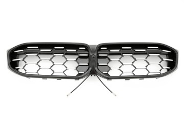 BMW 3 Series G20 G21 LCI LED grill black chrome