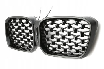 Grill LED black gloss BMW X3 G01 X4 G02 LCI 2021 2024 Packaging status original