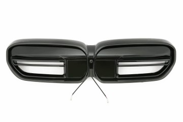 BMW 5 Series G30 G31 LCI grill LED black gloss