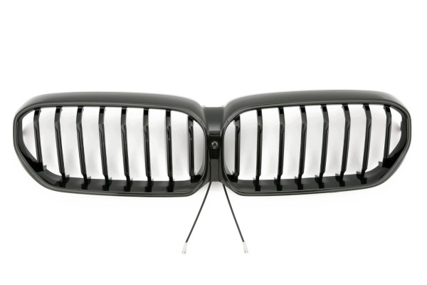 BMW 5 Series G30 G31 LCI grill LED black gloss