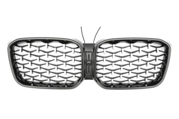 BMW X3 X4 G01 G02 LCI front grill LED black gloss chrome