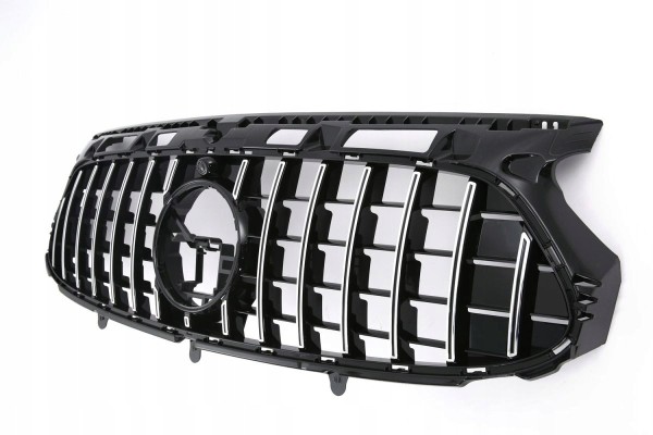 Mercedes Benz GLA H247 after lifting AMG Line grill Panamericana GT CHROM Packaging status original